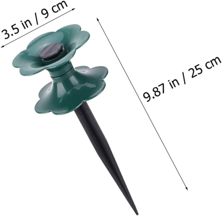 ibasenice Hose Garden Hose Garden Hose Guide Stakes Frog Hose Guide Ground Hose Guide Guide Spike Plastic Heavy Duty 4pcs