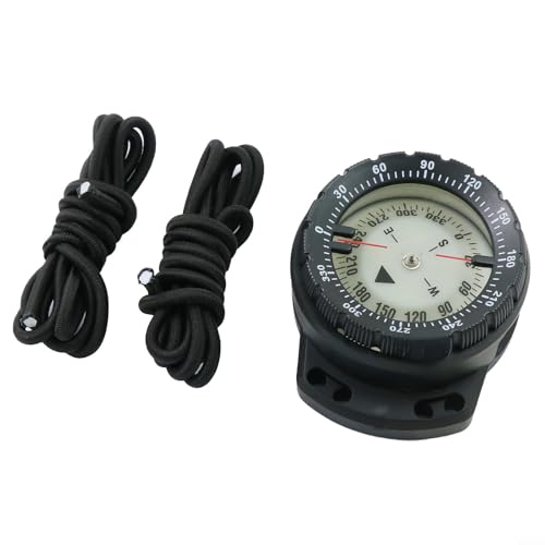 Boussole phosphorescente inclinable à 30° compacte pour plongée 50 m