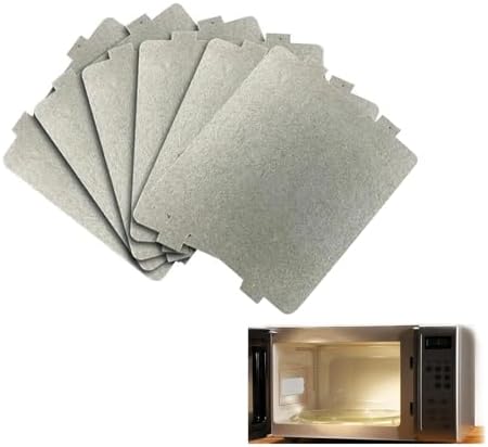 6 PCS Microwave waveguide Cover,Universal Mica Wave Guide Plates Sheet,Oven Repairing Part for All or Other Home Accessories,Guards Component,Household kit,Inside Replacement,Trim to Size(108 * 99mm)