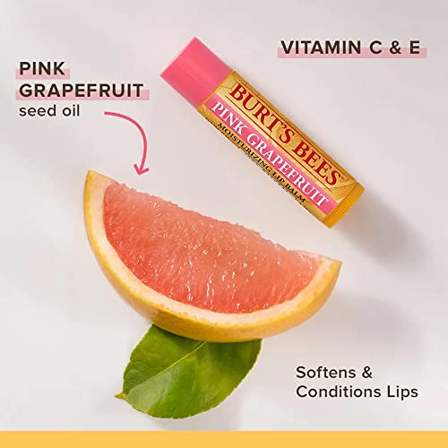 Image of Burts Lip Balm Pnk Grpfrt Size .15 O Burts Bee Lip Balm - Pink Grapefruit - Pack of 8