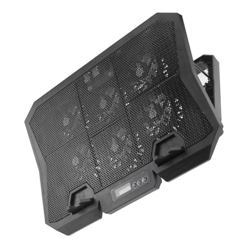 Base para laptop con 6 ventiladores silenciosos y ajuste de altura