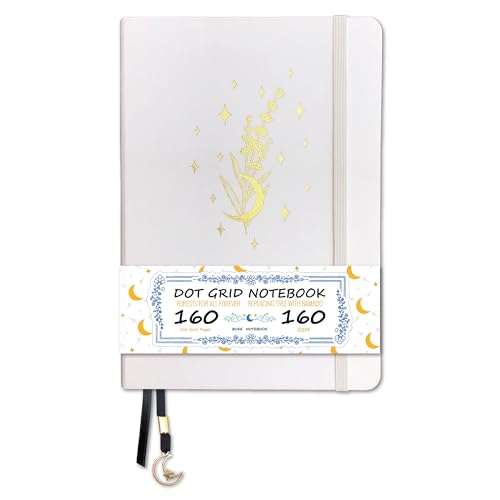 BUKE Dotted Notebook - Cotton Fabric Hardcover - 160gsm Thick