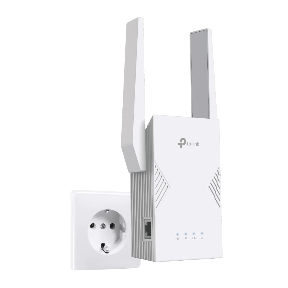 TP-Link RE225BE Dual-Band Wi-Fi 7 Verstärker Repeater, WLAN bis zu 3,6 Gbit/s, Gigabit-LAN-Port, MLO, EasyMesh, WPA3, WPS-Taste, Kompatibel mit Fritzbox
