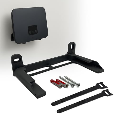 Wandhalterung für Telekom Speedport Smart 4 Router TypA TypB Plus, schwarz inkl....