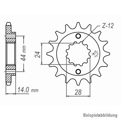 Kettensatz XRV 750 Africa Twin, 1993-2003, DID X-Ring extra verstärkt gold