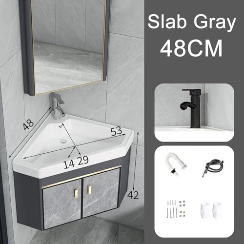 Compacte de lavabo triangulaire pour WC : la solution aux petits espaces de toilette - 2