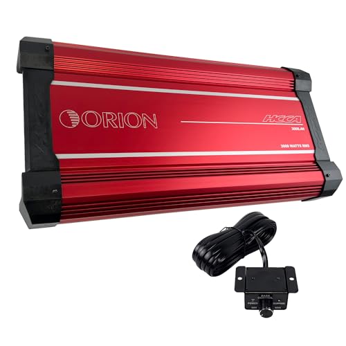 Image of Orion HCCA Series HCCA3000.4H High Performance 3000W RMS 4-Channel Class H Amplifier - 1 Ohm Stable, Low/High Pass Crossover, Bass Boost Control, MOSFET Power Supply, with Bass Knob, Made in Korea