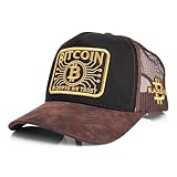 Blackskies® Bitcoin Trucker Baseball Cap | Herren Damen Premium Snapback Schirm Mütze Kappe Basecap - Männer Frauen Krypto Tech Blockchain Coin HODL Future Statement