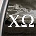 CHI OMEGA Sorority White Decal Sticker Chi-O Bumper Laptop Car White Decal Sticker