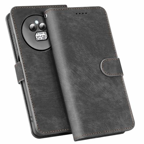 YSONCHAN PU Leather Case for IIIF150 Action A5 Pro, Wallet Protection Cover with RFID Blocking, Magnetic Closure Flip-top Shockproof Bumper Shell. Black