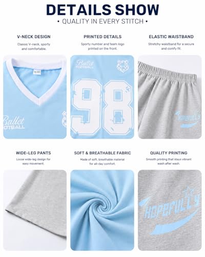 Image of Tween Girls Clothes Short Sleeve Graphic T-Shirt Top + Cargo Pants 2pcs Outfit Set, Size 7-15Years