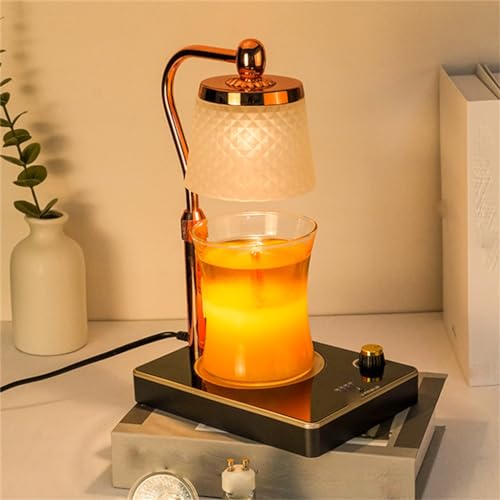Lámparas de cera de fusión para dormitorio con altura elevable antiahumo 4