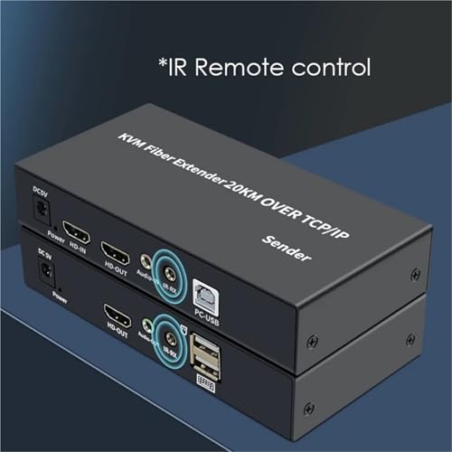 Conmutador KVM USB para controlar ordenadores a distancia en oficinas modernas y centros de mando 2