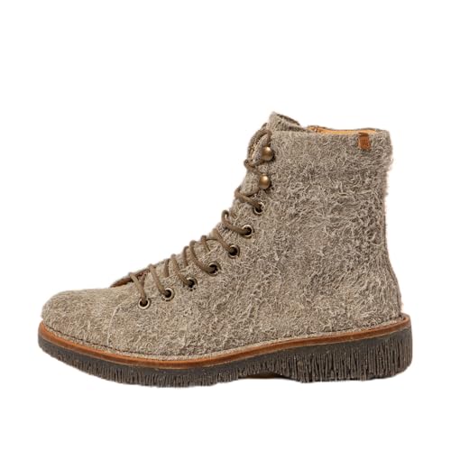El Naturalista Para Mujer. 25572PEV0005_020 Botines De Piel N5572P Wulf Beige (40), Plano, Cremallera, Casual