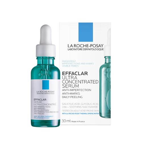 La Roche-Posay - Effaclar - Sérum Visage anti-imperfections à l'Acide Salicylique - Acide Glycolique et Niacinamide - Peaux grasses à tendance acnéique - Effet Peeling - Soin pour le Visage Concentré