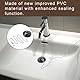 Abflussstopfen, 2 Stück Gummi Spülbecken Stöpsel, 45mm Stöpsel Badewanne, Universal Stöpsel für Spülbecken Badewanne, mit 40cm Kette Stopfen Waschbecken, für Badewanne, Küche, Waschbecken Kanalisation