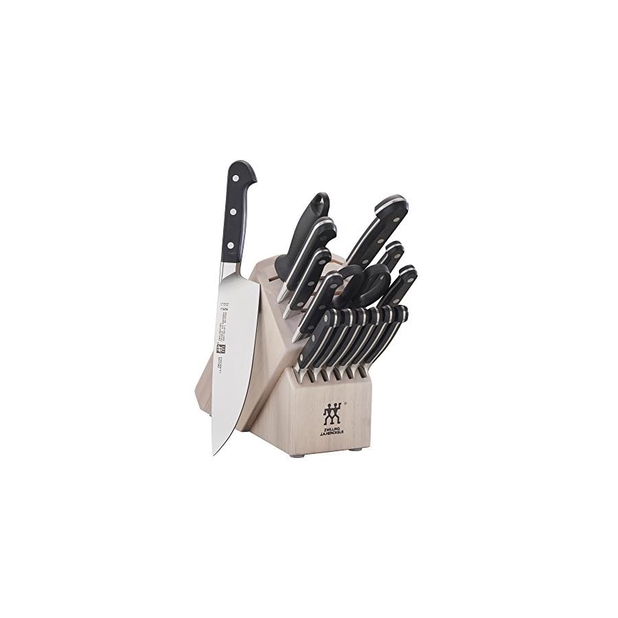 ZWILLING Pro 16-pc Knife Block Set - White