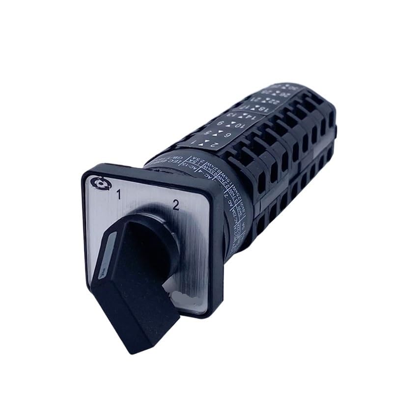 Wtukmo 2 Position ON-ON 8 Poles 5A 690V Manual Transfer Selector LW26 LW28 LW39B YMW26-5/8 Changeover Cam Rotary Universal Switch