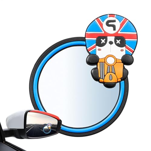 Espejo retrovisor para coche de ángulo muerto compacto regulable de 360 grados 6