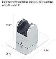 SIMGOTT Állítható Zuhanyfej Tartó - Fúrás Nélküli Öntapadós Fali Rögzítés, Krómozott ABS, 18 kg Teherbírás, Rozsdamentes 6