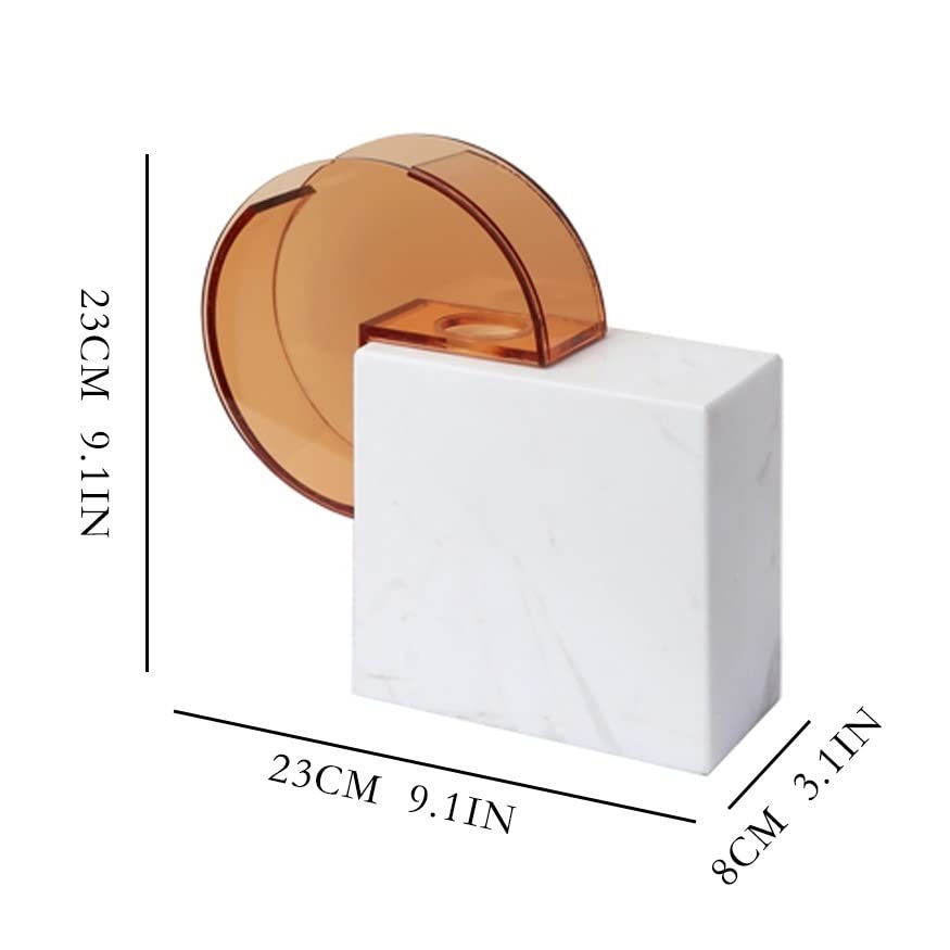 Vase en marbre TUSUOD d'hôtel et bureau au design minimaliste