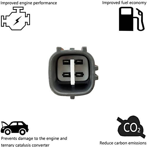 Front And Rear Oxygen Sensor Set Compatible With Toyota Tacoma 2001-2004 2.7L 3.4L 2Pcs O2 Sensors 234-9001 234-4189 #TOP3
