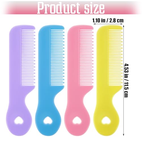 Klein Baby Haarbürste, Babypflege Kamm, 4 Stück Babykamm, Kopfhaut Massagebürste Für Neugeborene Empfindliche Kopfhaut, Süßer Kamm Set Für Nasses, Trockenes Haar