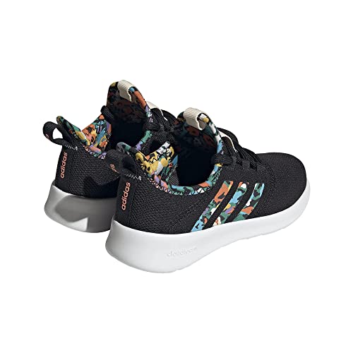 Adidas Cloudfoam Pure 2.0 Running Shoe, Black/White/Ecru Tint, 12 Us Unisex Little Kid #TOP4
