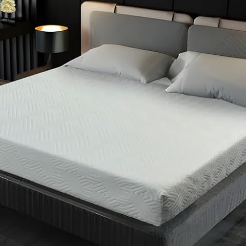 Viscologic Ashley 7 Inch Cooling-Gel Memory Foam for Sleep Cooler, CertiPUR-US® Certified Foam, Supportive and Pressure Relieving, Medium Firm Mattress in a Box (Ashley Plus, Twin) Cover