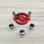 Metal Drill Guide for Wood Applications with Anodized Finish and Chrome Nickel Steel Components for Enhanced Integrity (A)