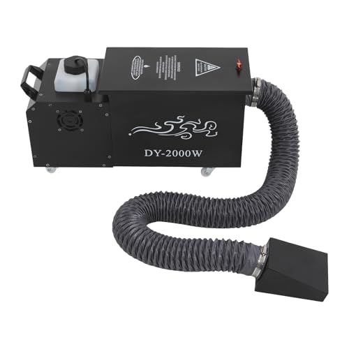 Máquina de humo baja 2000W con control remoto y tanque grande miniatura 2