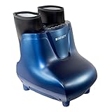 Infinity Shiatsu Deep Intensity Foot and Calf Massager, Adjustable Calf Strap plus Heat, Adjustable Air Pressure, Three Auto Programs, Tapping and Massage Rollers for Feet, Intense Deep Tissue Massage
