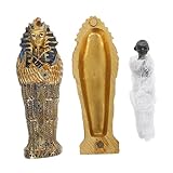 Fait main : chaque figurine est individuellement, garantissant une pièce unique et décorative pour votre collection, ornement de table, décor de l'égypte ancienne