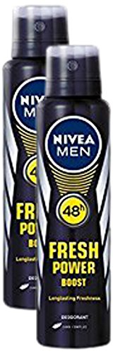 Image of MORE Combo - Nivea Men Fresh Power Boost Deodorant, 150ml (Pack of 2) Promo Pack