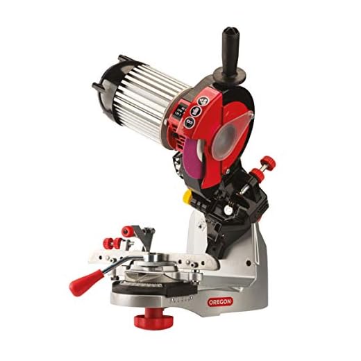 Oregon Smerigliatrice Professionale da 230-Volt, Affilatrice Universale da Motosega, per Tutti i Tipi di Catena fino ad un Passo di 0,404", 3 Dischi Abrasivi Inclusi (520-230)