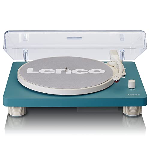 Lenco LS-50 – Platine vinyle avec haut-parleurs – USB – entraînement par courroie – préamplificateur – 33, 45 et 78 tours – arrêt automatique – vinyle à MP3 – turquoise - Les Beatles, Paul McCartney, John Lennon, RIngo Starr, George Harrison Lenco LS-50 - Platine vinyle avec haut-parleurs - USB - entraînement par courroie - préamplificateur - 33, 45 et 78 tours - arrêt automatique - vinyle à MP3 - turquoise