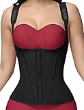 SHAPSHE Waist Trainer for Women, Tummy Control Sports Girdle, Workout Body Shaper with Adjustable Sh