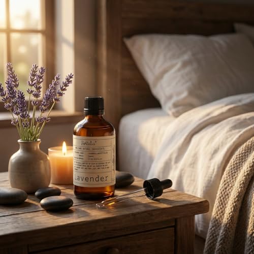 Aceite Esencial de Lavanda 4 Fl Oz con Gotero de Vidrio miniatura 3