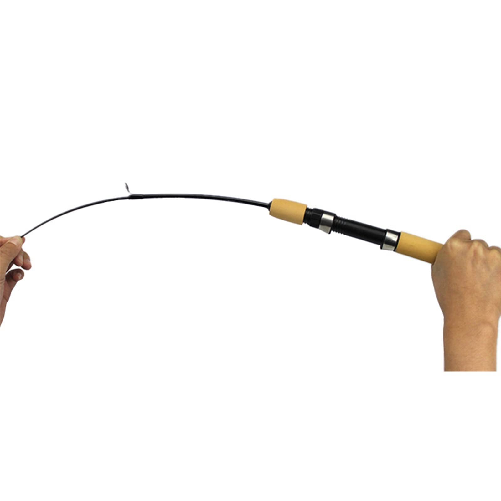 JINGYAN Wędki Solid Sea Rod Winter Fishing Ice