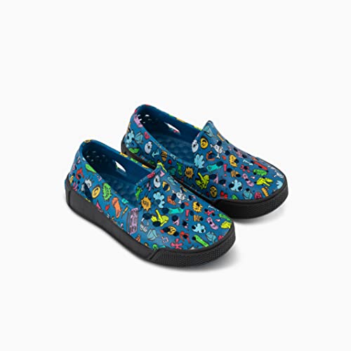 Joybees Kids Skate Sneak Midnight Teal Skateboard - 1 M US Little Kid2