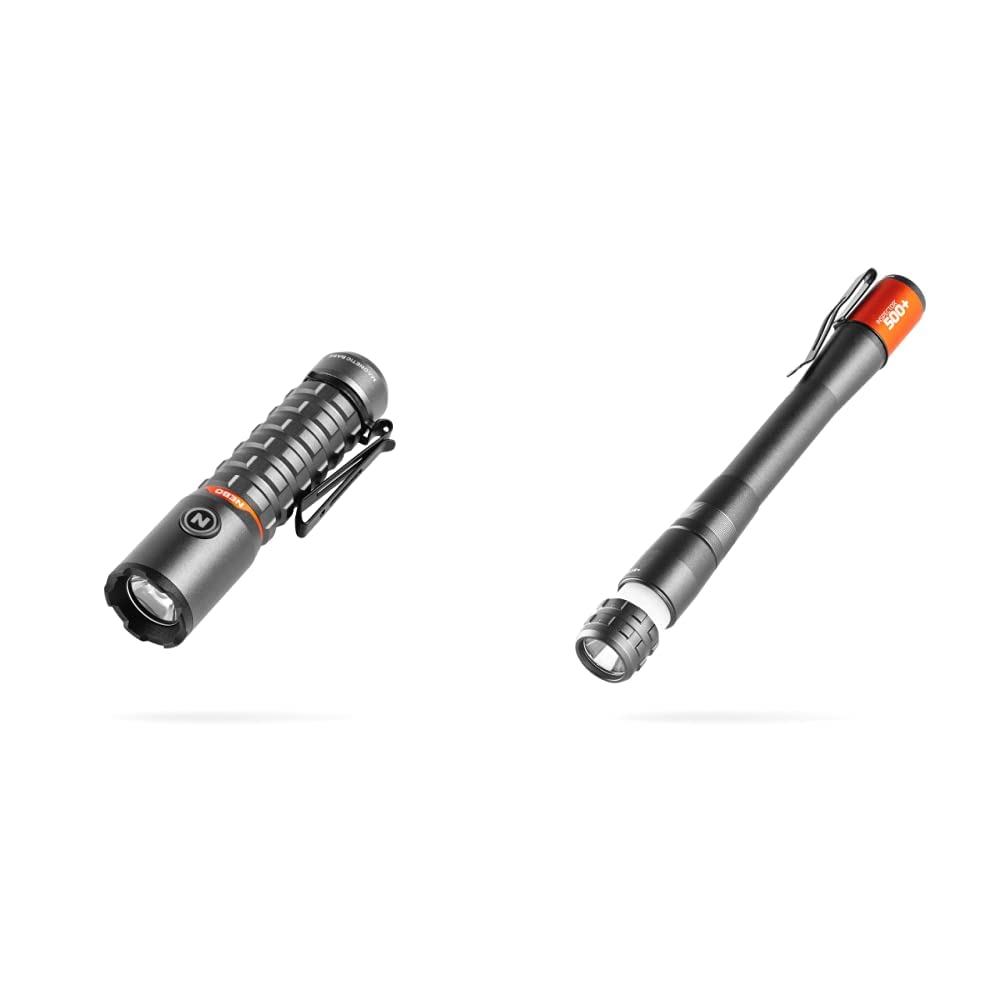 NEBO Redline Torchy 2K 2000 Lumen Inspector 500+ Pen Light Bundle
