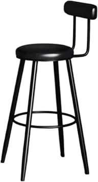 Barstools Nordic Bar Chairs, Household High Stools Modern Fashion Dining Chairs for Coffee Shop Bars and Restaurants Kitchen Counter BarstoolBlack