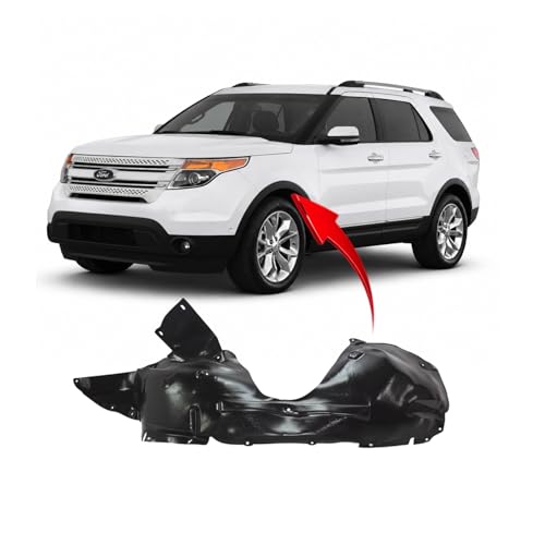 Image of FitParts Compatible with Ford Explorer 2011-2015 Front Left Fender Liner | Driver Side, Plastic, Ready to Install, OEM BB5Z16103E, FO1248149