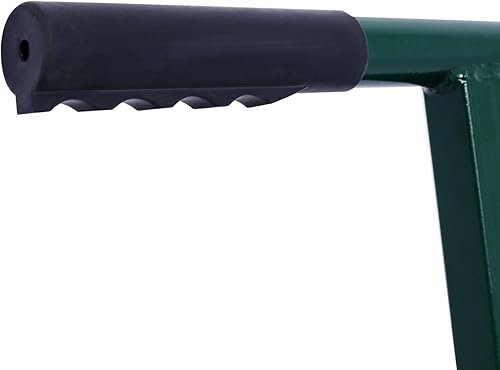 Miniatura 8 de Esparcidor de compost de 24 pulgadas con mango mejorado en forma de T para plantar siembra, esparcidor de malla metálica ligero y duradero para el