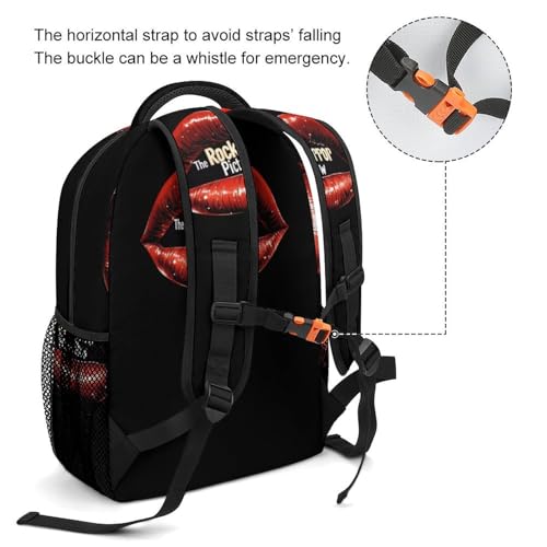 The Rocky Horror Picture Show Funny Backpack Casual Daypack Lightweight Shoulders Bag for Men Women Cute Print3