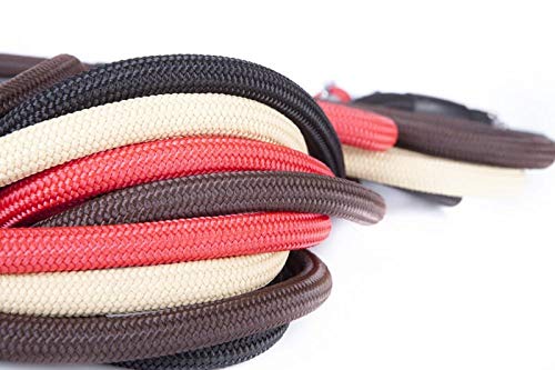 Dingo Dog Leash with Adjustable Choke Collar Made of Red Cord 10483 - Image 2