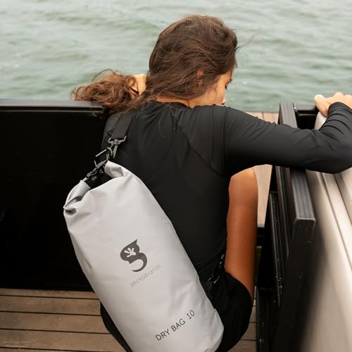 geckobrands Tarpaulin Dry Bag – Bolsa impermeable de PVC con mosquetón para almacenamiento seguro, para navegación, kayak, camping miniatura 5