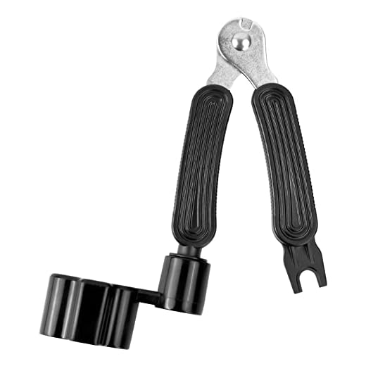 3 en 1 Enrollador de Cuerdas para Guitarra, Cortador de Cuerdas de Guitarra, Reparación de Guitarra Manivela, Multifuncional Manivela para Ajustar las Cuerdas para Guitarra Ukelele Mandolina