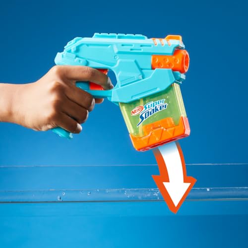 Nerf Super Soaker Mini Dunk-Fill Wasserblaster, klein & handlich (auch zum Mitnehmen) und einfach zu befüllen, Outdoorspielzeug für Jungen und Mädchen ab 6 Jahren