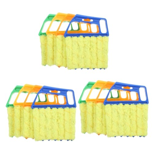 FRCOLOR 12piezas Cepillo De Limpieza para Persianas Herramientas De Limpieza para Ventilación De Aire Acondicionado Cepillo Removible para Persianas y Espacios Reducidos Surtidos